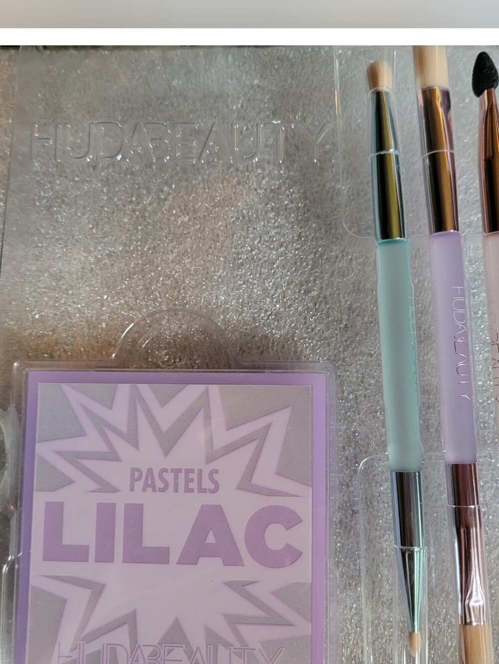 4PC🍇Face Need🍇BNIB LE HUDA Beauty LILAC EYE & PASTEL BRUSHES 4PC Face Set!HTF!